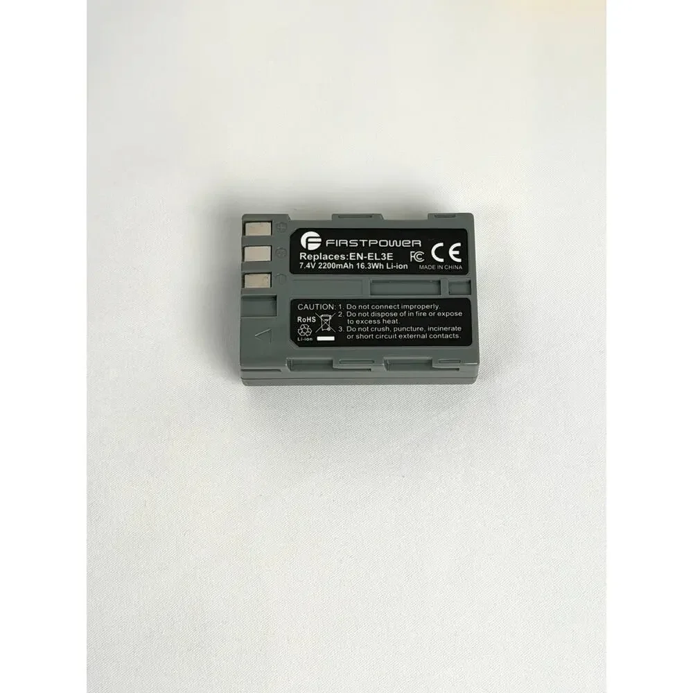 Nikon EN-EL3a Battery & FirstPower EN-EL3E Charger Kit USB Dual 2 Batteries